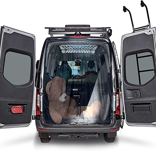 Red magnética para puerta de furgoneta, compatible con Mercedes Sprinter, Ford Transit (grande 83 x 59 pulgadas)