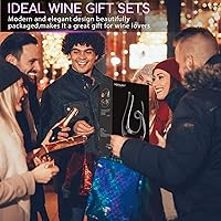 Vista 5 de Decantador de vino de cisne: 1.2L de elegancia. Hecho a mano con cristal sin plomo, esta impresionante jarra en forma de cisne viene con un cepillo