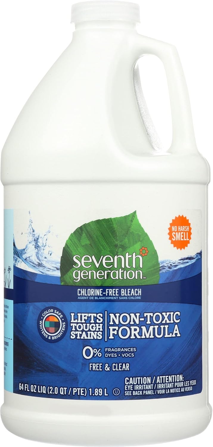 Seventh Generation Bleach, 3607.89 Fl Oz (Pack of 6)