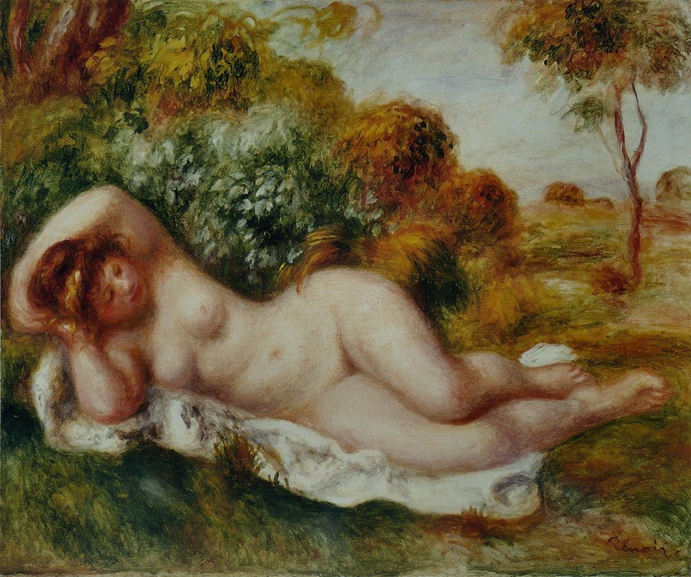 Affiche Renoir Nu couché pour sublimer la décoration murale d'un salon élégant