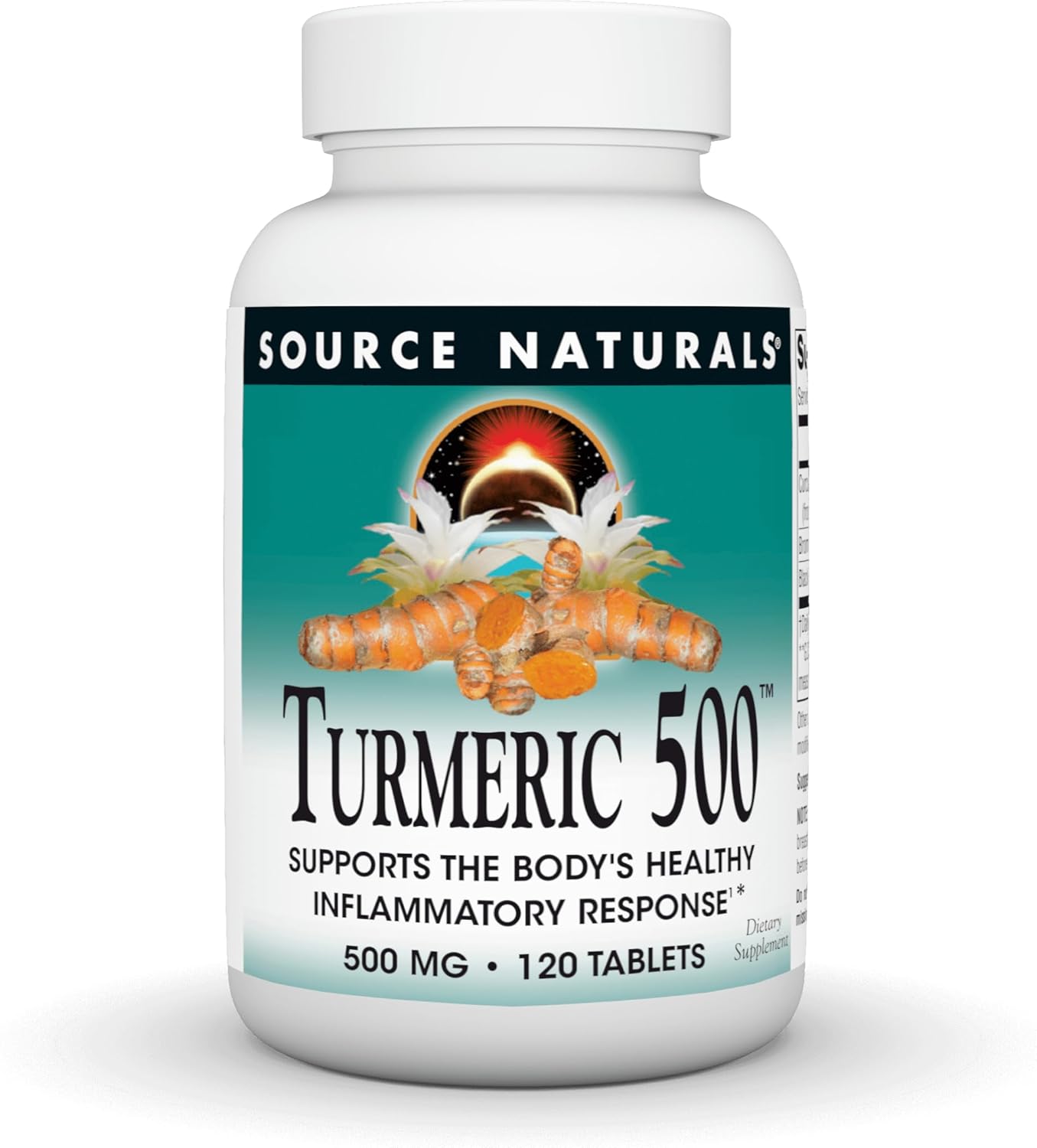 Source Naturals Turmeric 500, 500 mg - 120 Tablets