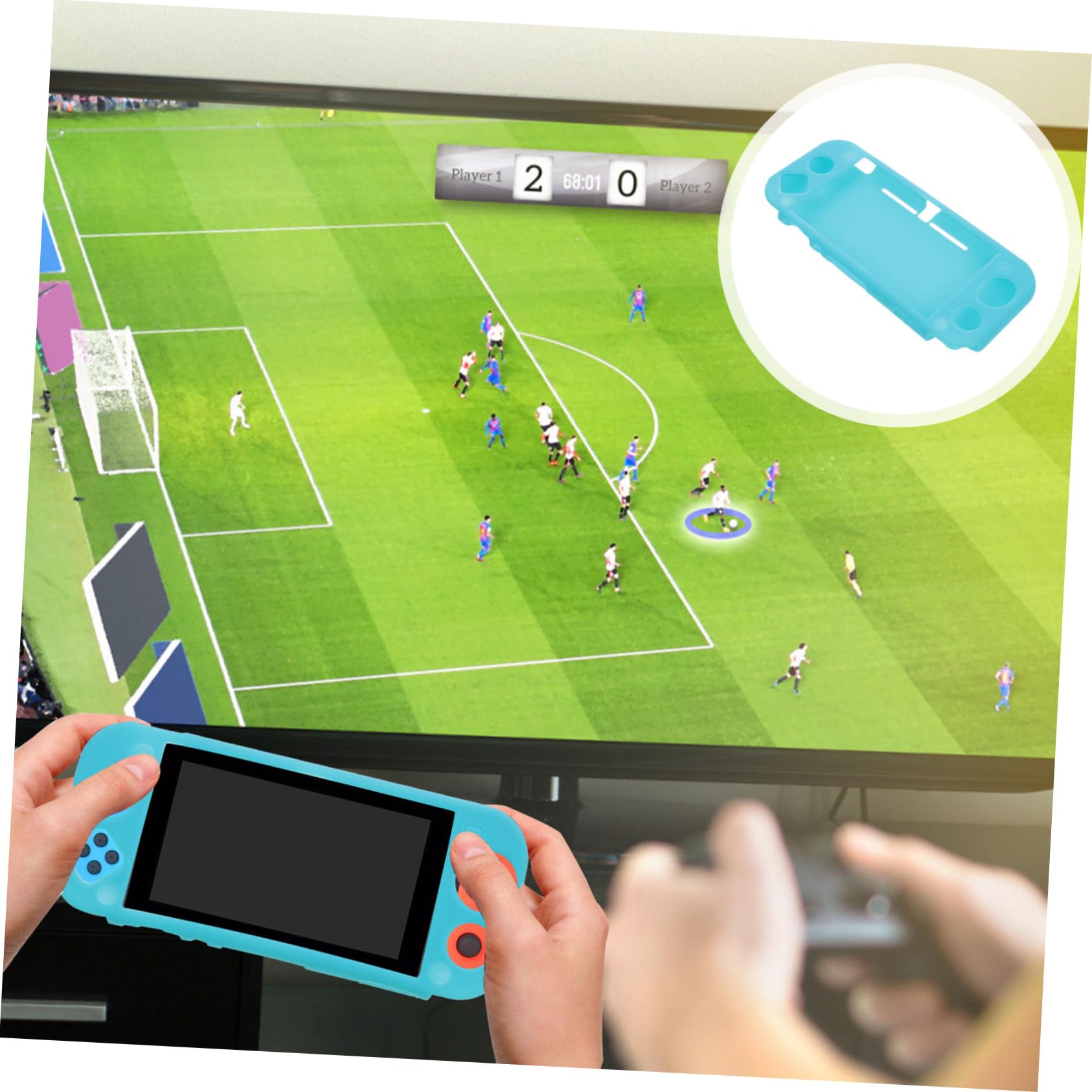 8 szt. Etui Joycon Gaming Stand Uchwyty do rąk Konsola do gier Osłona maszyny P Laystation Pokrywa Silikonowa obudowa kontrolera Etui ochronne Handheld One Body Lite/300