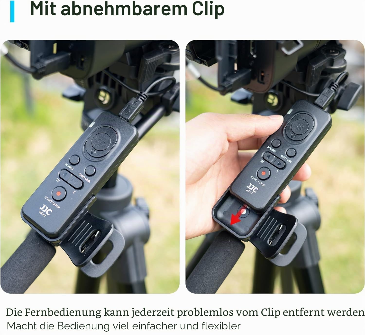 JJC 8-in-1 Video Fernauslöser Multi-Terminal Kabel-Fernbedienung für Sony FDR- AX33 AX53 PJ410 CX405 CX900 & a6600 a6100 a6500 a1 a7R V a7 IV A9 II RX100 VII a7R IV A7 Kamera Ersetzen Sony RM-VPR1