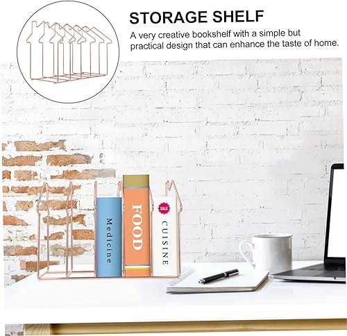 Miniatura 4 de TEHAUX Organizador de archivos de hierro de sección para oficina en casa, clasificador de archivos de escritorio, diseño creativo para una fácil