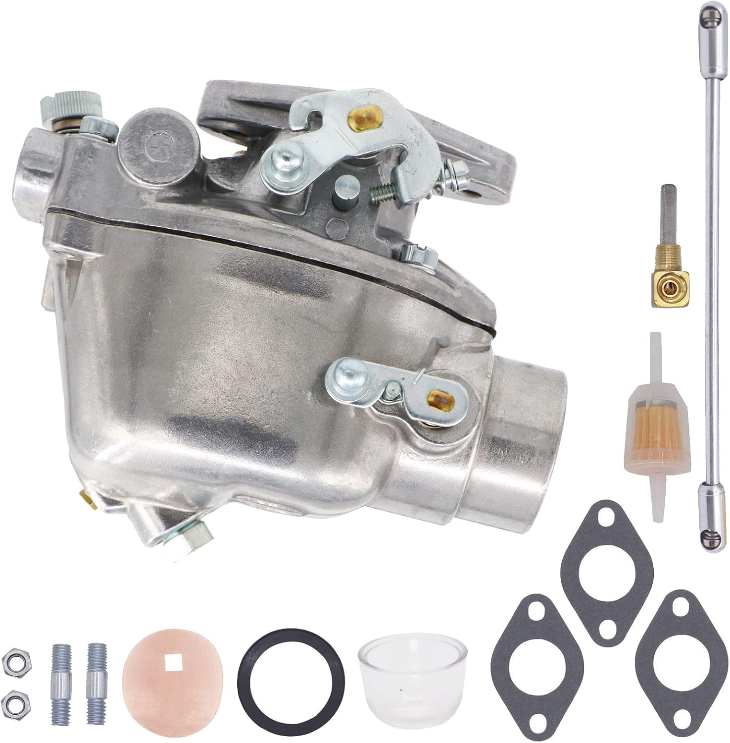 Carburetor Tractor Carb Replace For Ford 8N 9N 2N 1939-1952 Heavy Duty 8N9510C HD TSX241A TSX241B TSX241C Replaces Marvel Schebler B3NN9510A 8N9510C-HD 9N9510A,Carb with Gasket