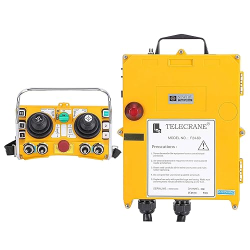 NEWTRY F24-60 Grúa de elevación Control remoto inalámbrico 12 V tipo balancín cinco velocidades control remoto canal industrial elevador eléctrico