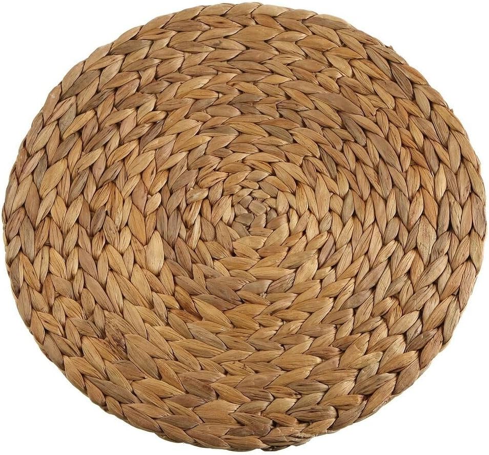Versa Round Placemat Water Hyacinth 37 x 1 x 37 cm