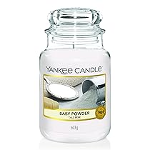 Yankee Candle Candela profumata in giara grande | Talco per bambini | Durata Fino a 150 Ore | Regali per donne