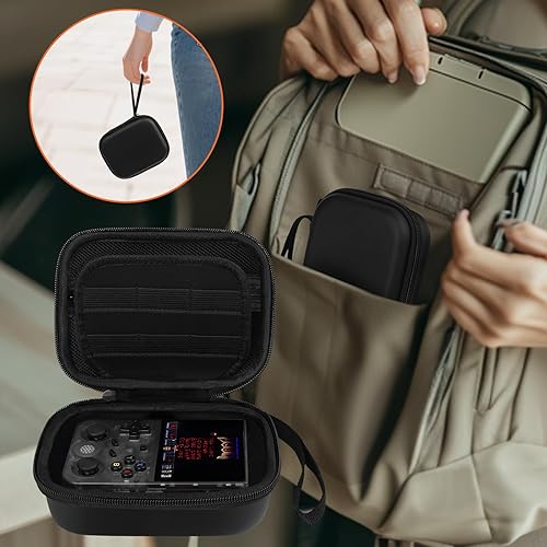 Miniatura 4 de BliFulde Carrying Case for RG353V RG353VS Handheld Game Console, Custom-Insert Handheld Emulator Retro Game Holder Organizer, Portable Game Player