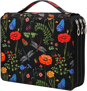 120 Slots Colored Pencil Case Organizer, 3 Layer Bag