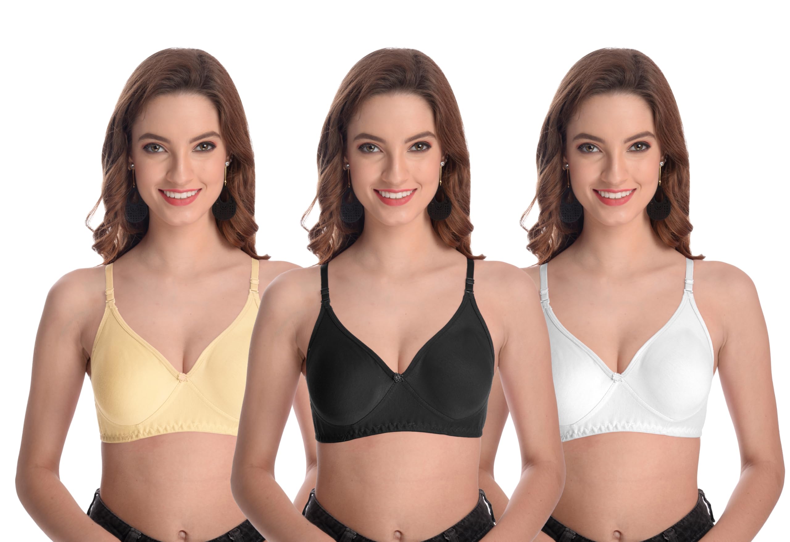 Boomshy Women's Cotton Non-Padded Bra