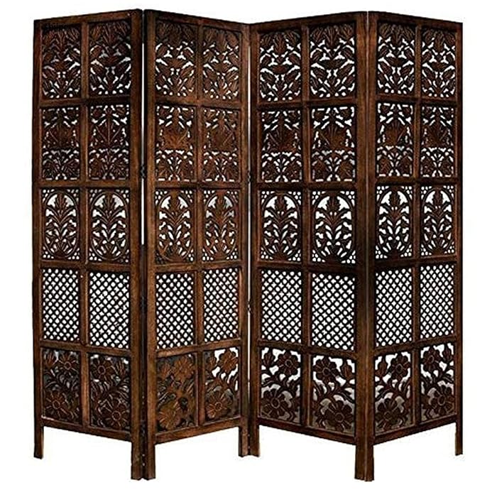 Buy Shilpi Wooden Partition Leave Design/Room Divider/Wooden Partition