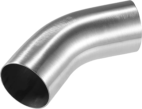 4pc OD 2 Inch 90 Degree Bend Elbow SS304 Stainless Steel Tube Exhaust Elbow Pipe - Foto 2