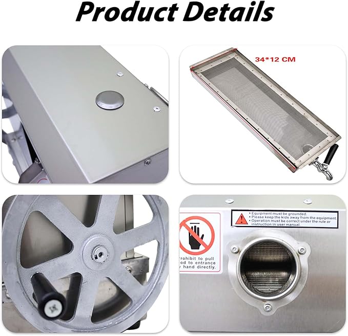 Extractor de Jugo Manual para Caña de Azúcar 3 Rodillos miniatura 6