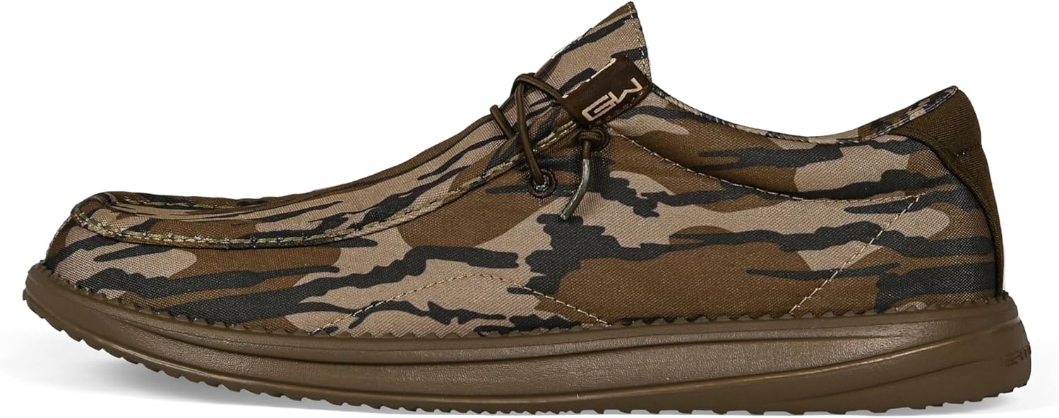 Gator Waders Womens Camp Shoes - Breathable Slip-On Loafers - Elastic Laces - Ultralight All Day Cushioning - Fitted Feel