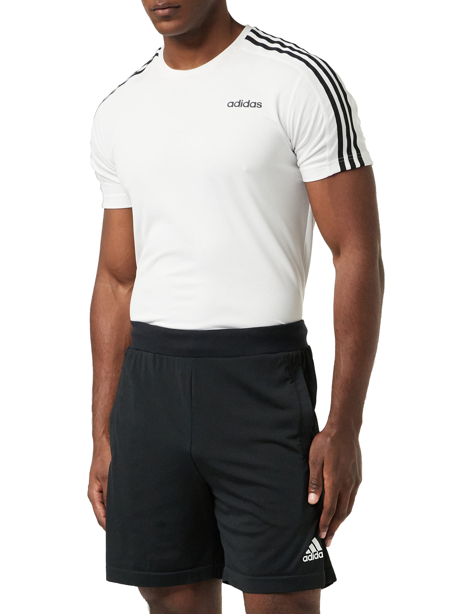adidas Herren Motion SML SHO Kurze Hose, Schwarz-Weiss, M