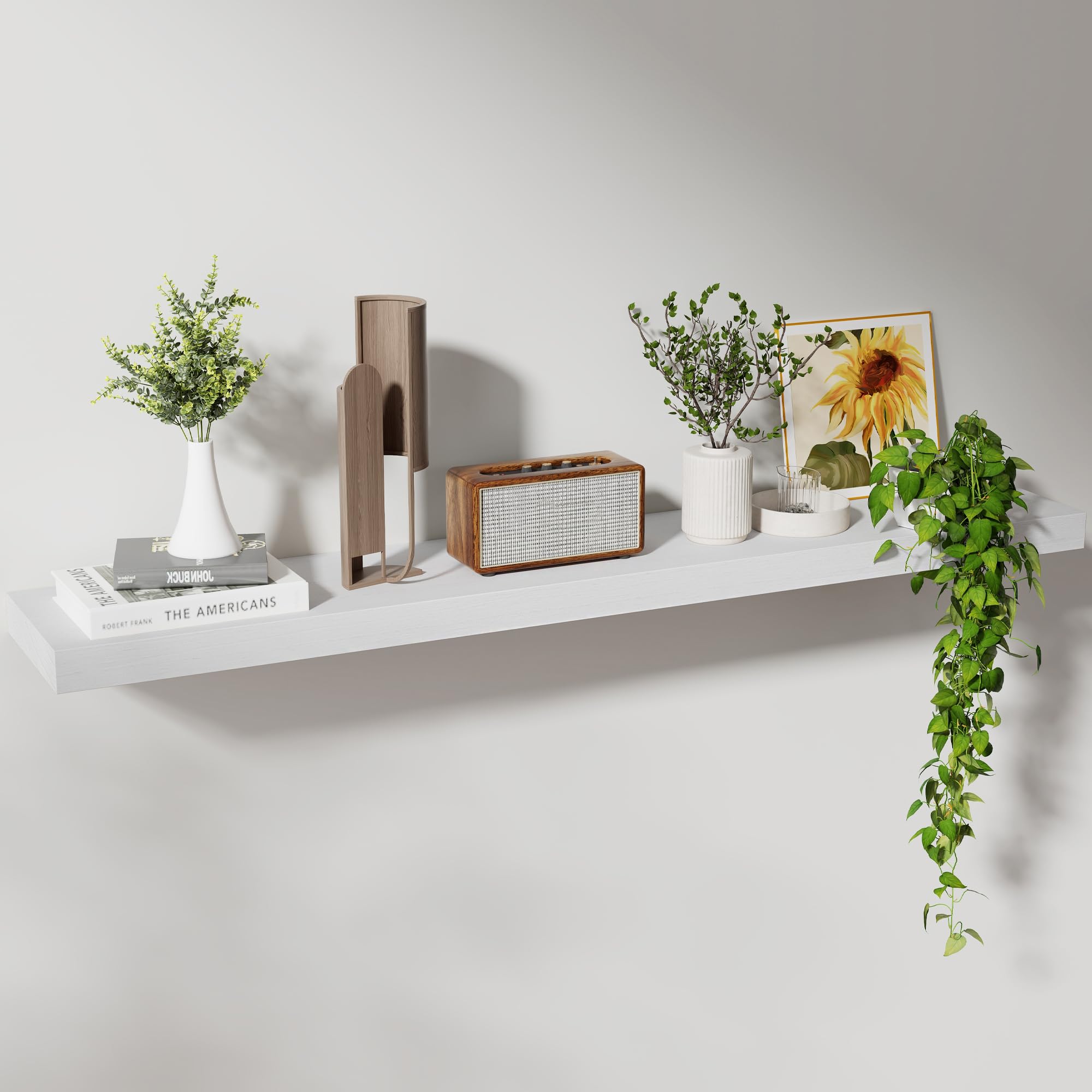 Amazon.com: Axeman Floating Shelves, 8 Inch Deep Rustic