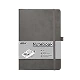 A5 Lined Journal Notebook, College Ruled Notebook, 196 Pages, 5.75 * 8.38 inches, Hardcover Notebook for Work, Journals for Writing(1Pack Grey)