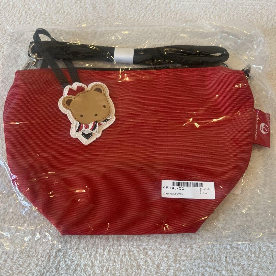 Amazon.co.jp: ファミリアJALオリジナル チャーム付きポシェット