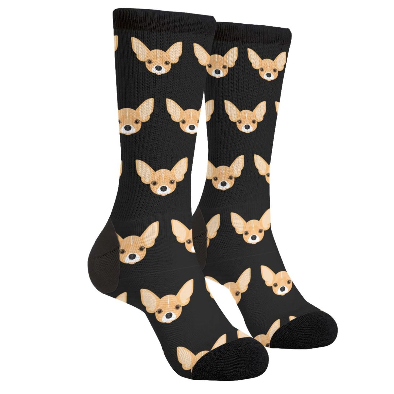 JINJINKIANG Unisex Casual Funny Novelty Crew Socks Gifts For Men Women
