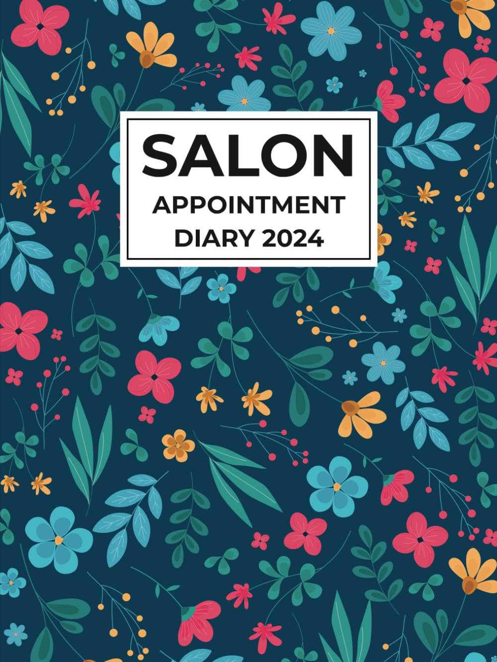 Salon Appointment Diary 2024 Dated Client Scheduler Diary for Beauty