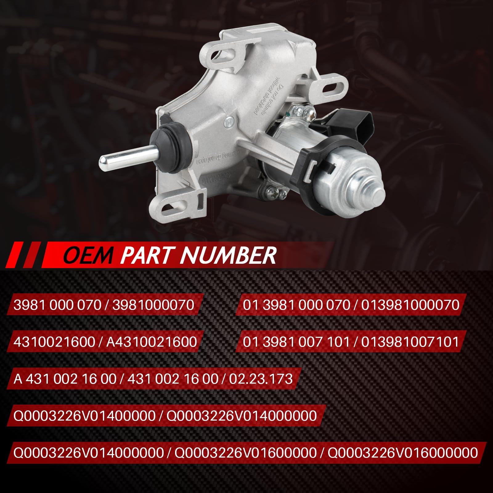 Cilindro ricevitore frizione attuatore di ricambio per Cabrio 450 City-Coupe 450 Roadster Convertible 452 Roadster Coupe 452 Fortwo I Coupe 450 accessorio auto parte# 3981000070 4310021600