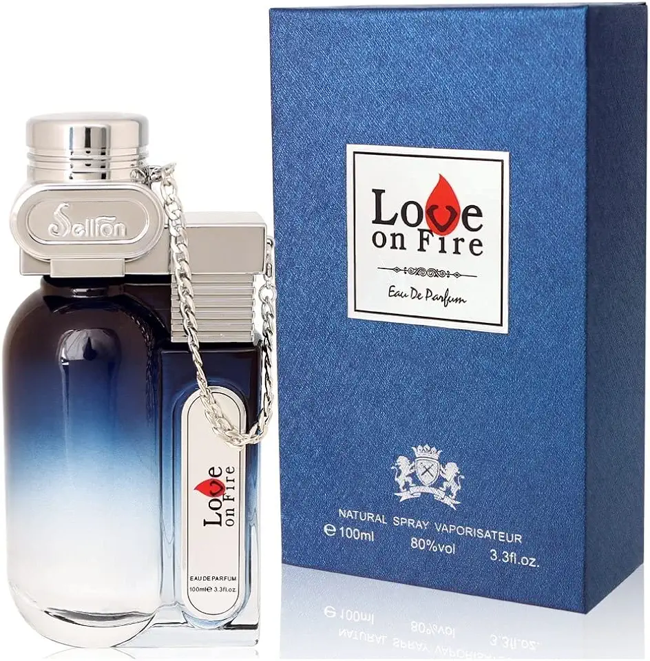 عطر لاف اون فاير بلو للرجال، من سيليون- او دي بارفان، 100 مل