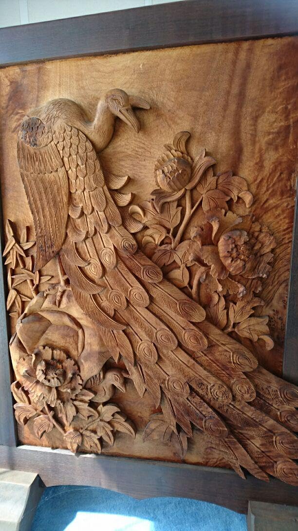 インテリア】虎の木彫り衝立を販売中！香春町のセカンドガングー！