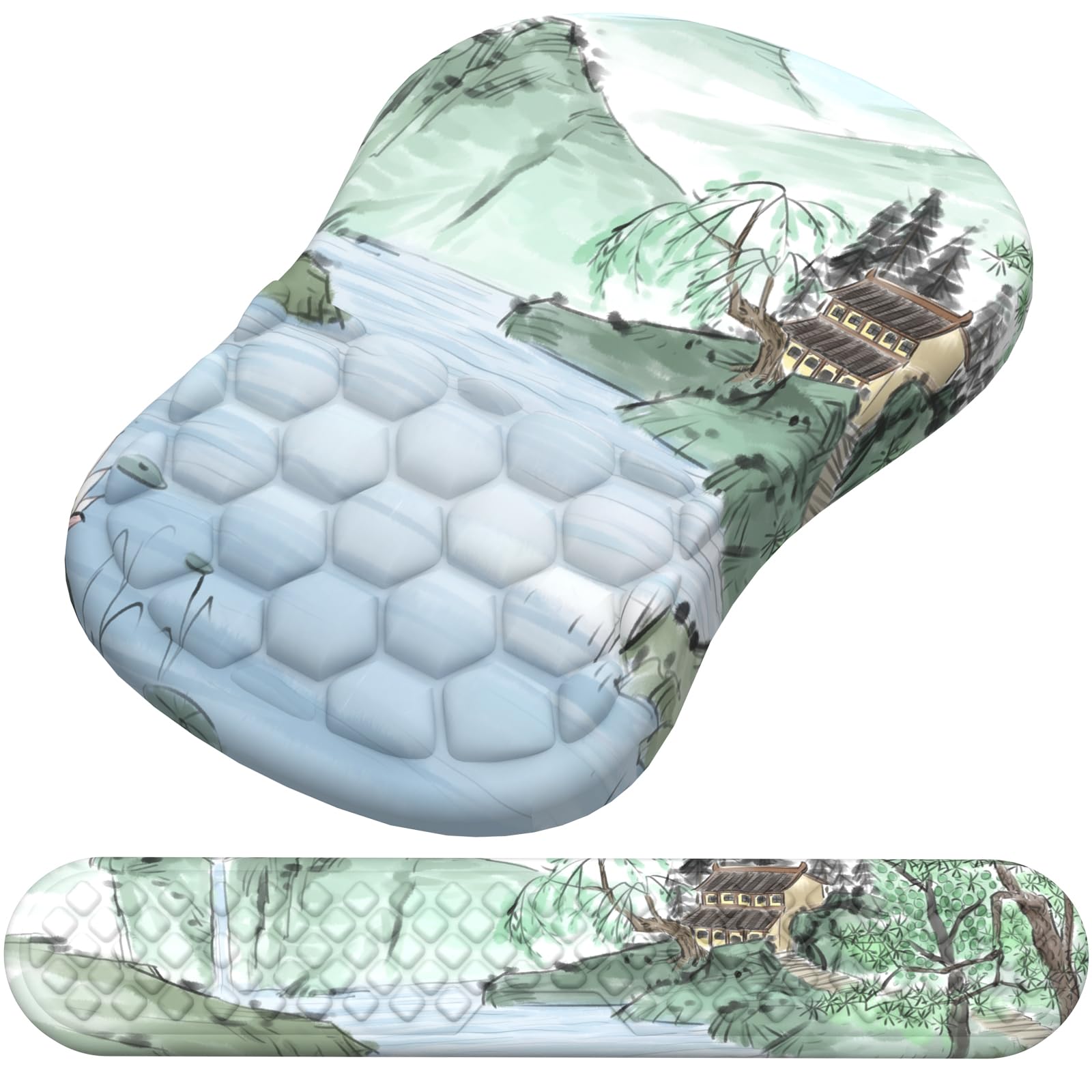 Ergonomic Mouse Pad & Wrist Rest Set - Pain Relief -10