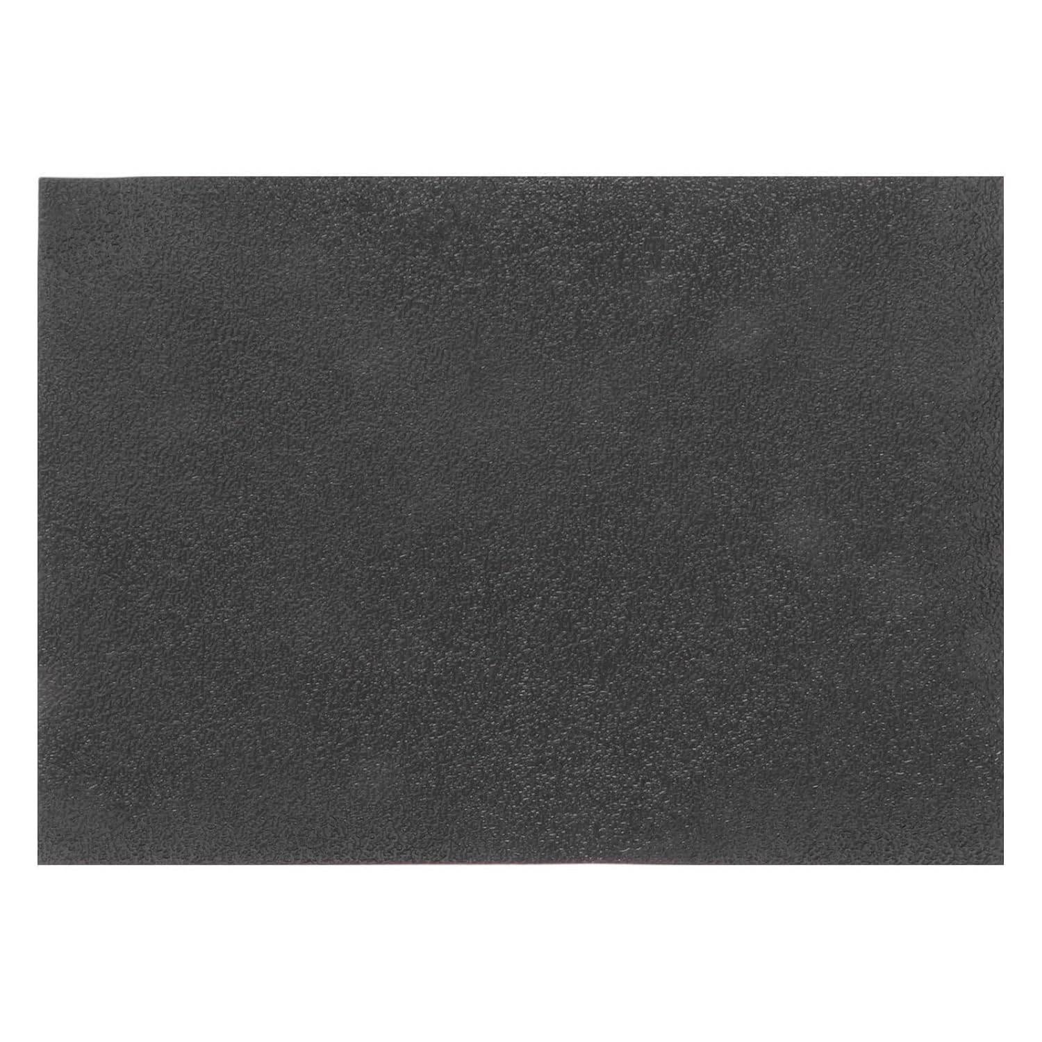 Hemoton Black Rubber Anti Skid Adhesive Sheet, 5x7 inch DIY Grip