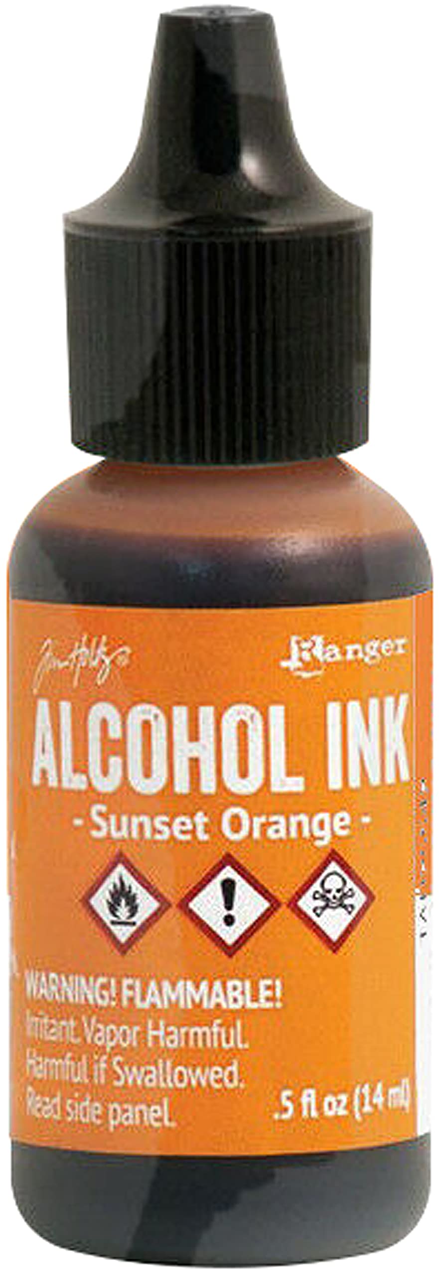 Ranger Sunset Orange Tab25542 Adirondack Alcohol Ink, 0.5Oz