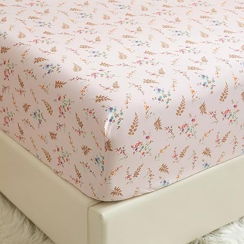 Miniatura 6 de BuLuTu Juego de sábanas de tamaño King con bolsillo profundo, sábanas de calabaza 100% microfibra lavada, juego de sábanas y fundas de almohada de 4