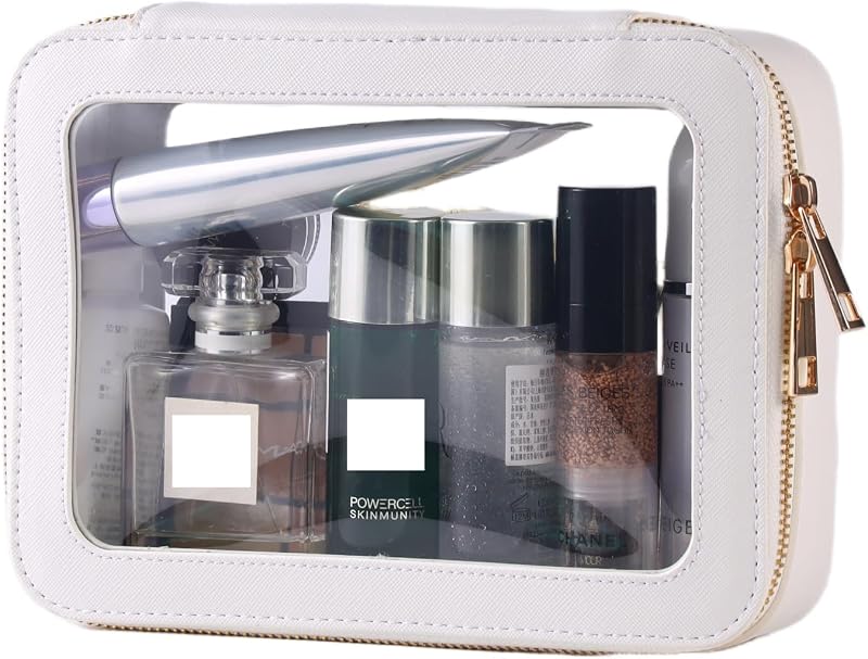 Necessaire pequena transparente VOFIpremiAm para cosméticos