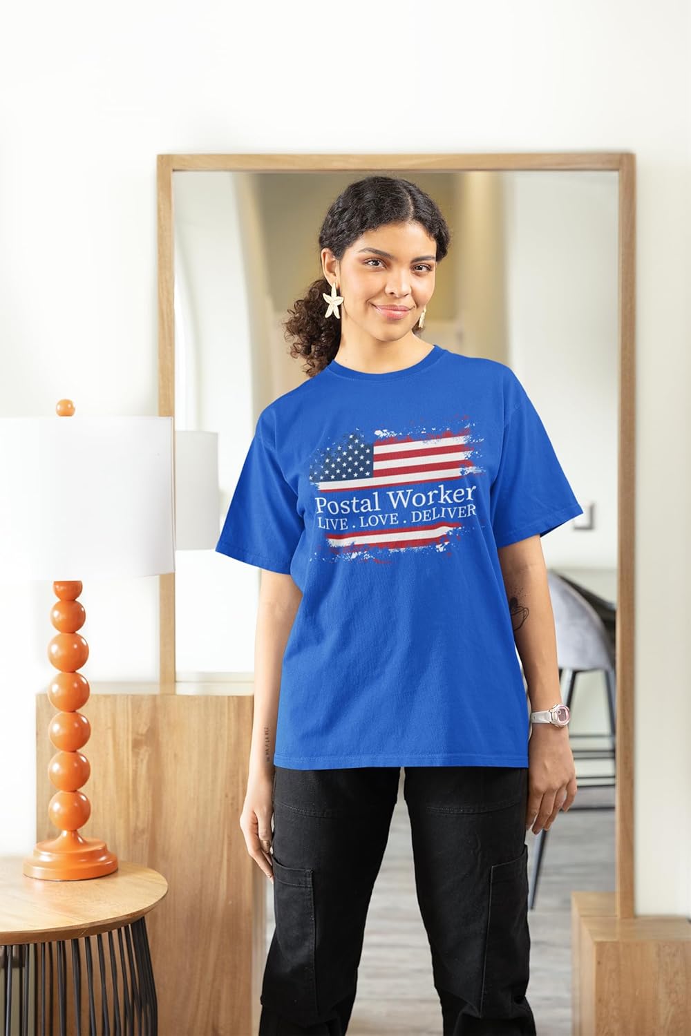 Postal Worker Sweatshirt, Live Love Deliver Shirt, Gift for Postal Carrier - Image 4