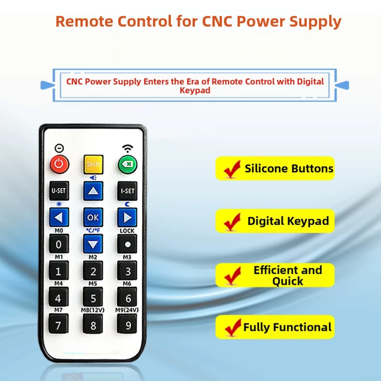 Alimentatore DC regolabile 0-36 V 6 A 216 W WiFi telecomando regolatore di tensione con protezione da sovraccarico e 10 slot di memoria per elettronica di laboratorio CNC (con WIFI)