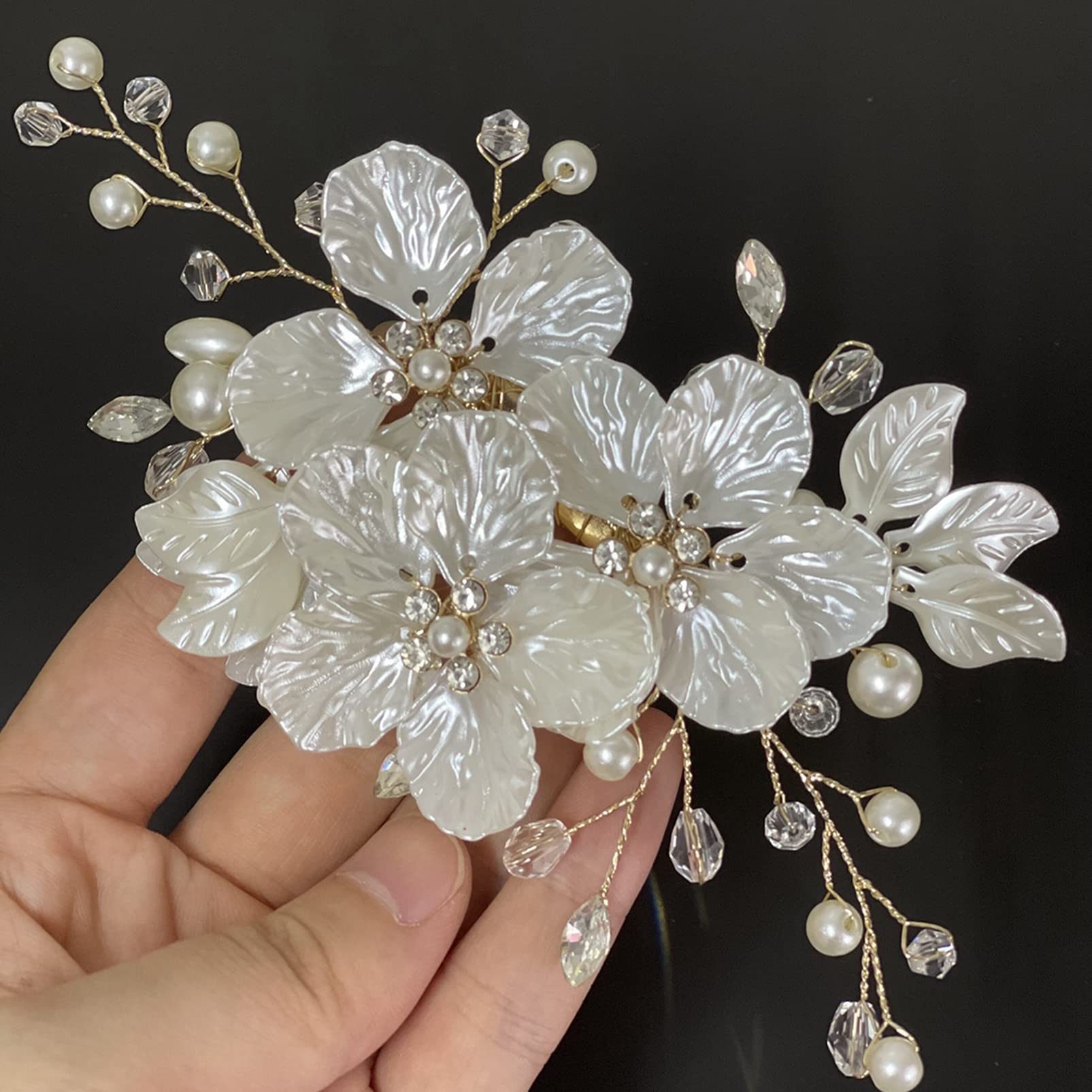 Forcina Per Capelli Con Fiore Di Strass Di Cristallo Fermaglio Per Forcina Per Capelli Con Fiore Di Strass Di Cristallo Fermaglio Per