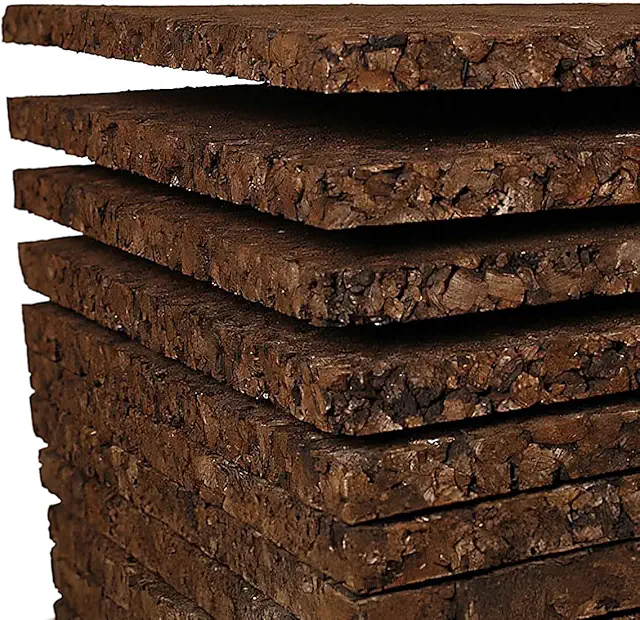 M&S Reptilien Presskork Platte 20 mm, 100x50 cm für Terrarium Rückwand