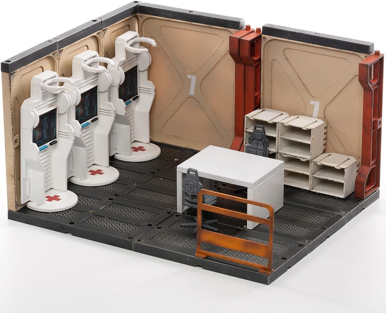 1/18 JoyToy Building Depot: Medical Area Military Model Toy for 1/18 Scale JoyToy Action Figures