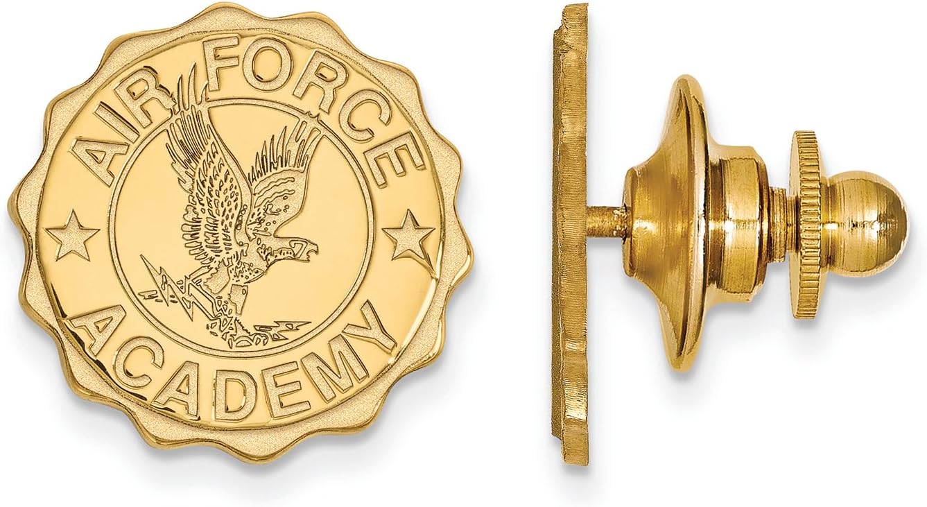 Air Force Crest Lapel Pin (14k Yellow Gold)