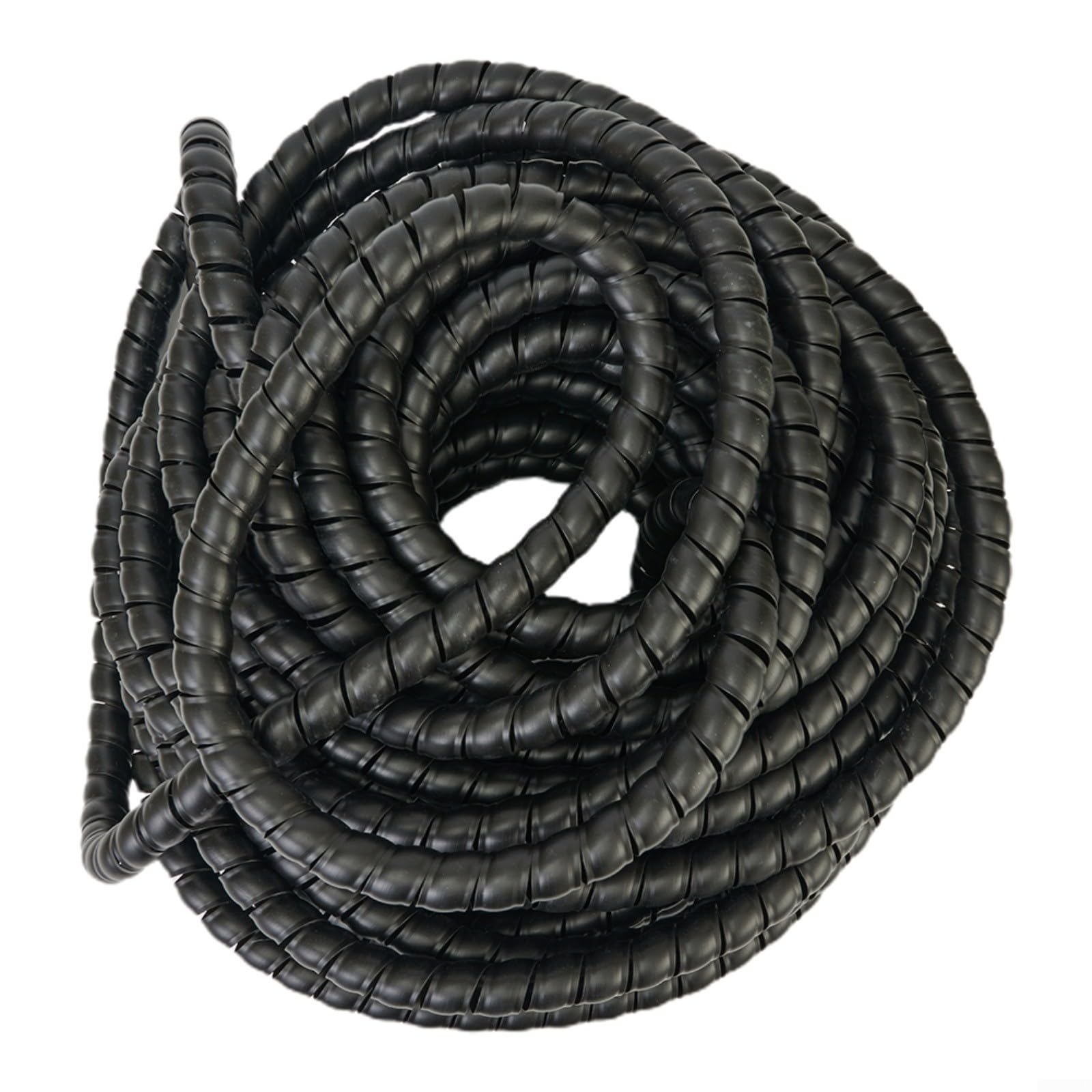 KiraKira Nero Spirale Ferita Wire Protector D20mm 25M Flessibile PP Cavo Organizzatore Tubo per Elettronica Idraulica