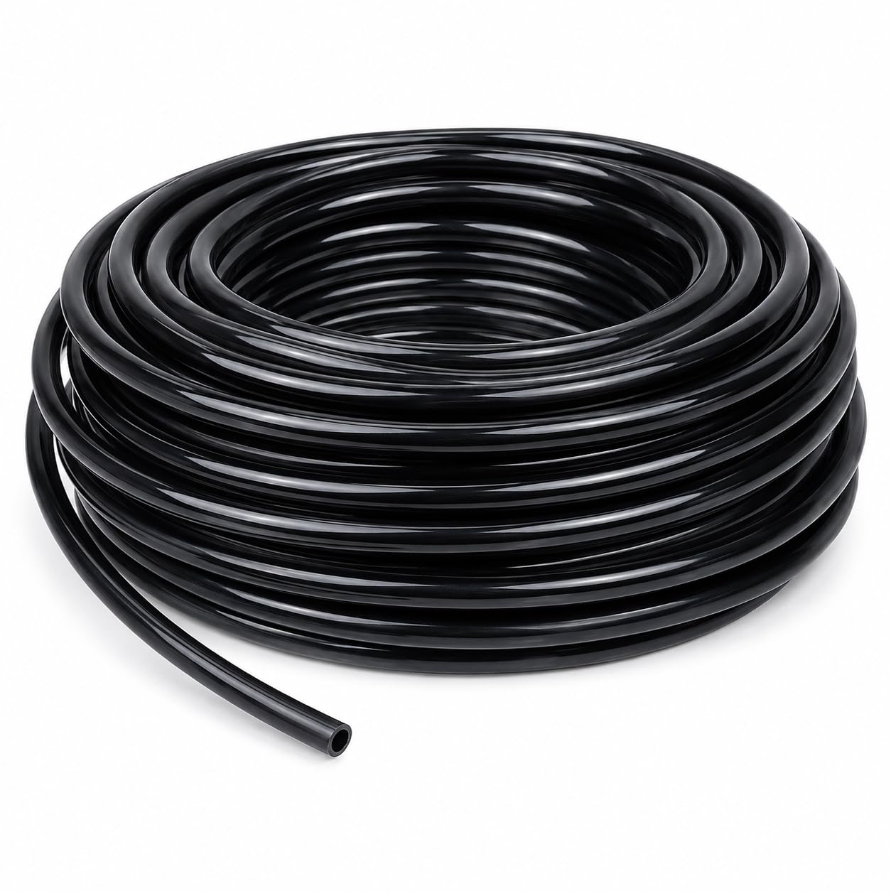 Micro Irrigation Tube, 30M Drip Irrigation Line I.D 4mm/O.D 7mm Watering Tubing Hose Garden Irrigation Supply Pipe for Garden Lawn Automatic Irrigation System