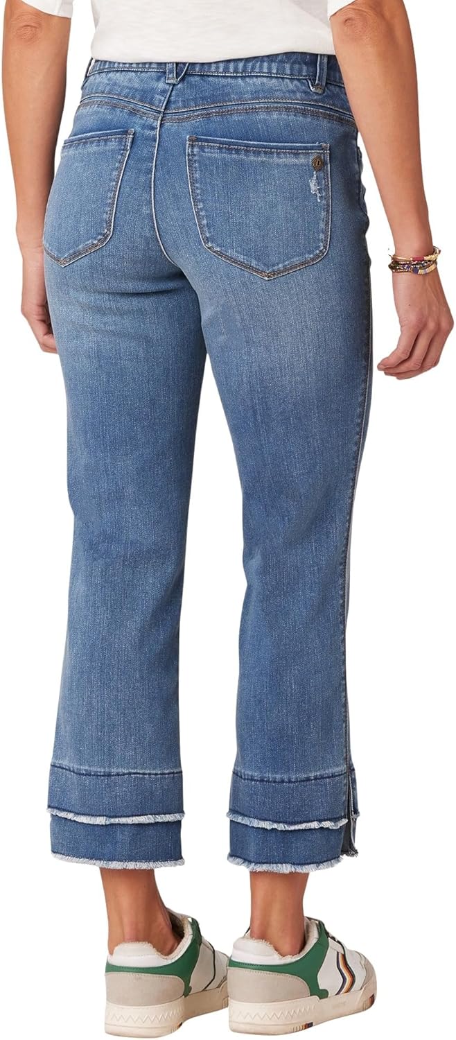 Democracy Womens Ab Solution Kick Flare Jean - Image 2