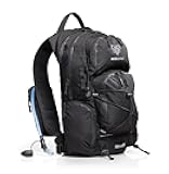 Hydration Backpack - Sherpa 22L Hiking Backpack with Water Bladder - Water Backpack for Hiking with Waterproof Zippers, Phone & Pole Holders