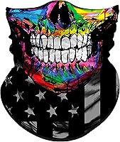 Vista 223 de Obacle - Tapabocas con cuello polar y de estilo de pañuelo contra el polvo y el sol para hombre y mujer