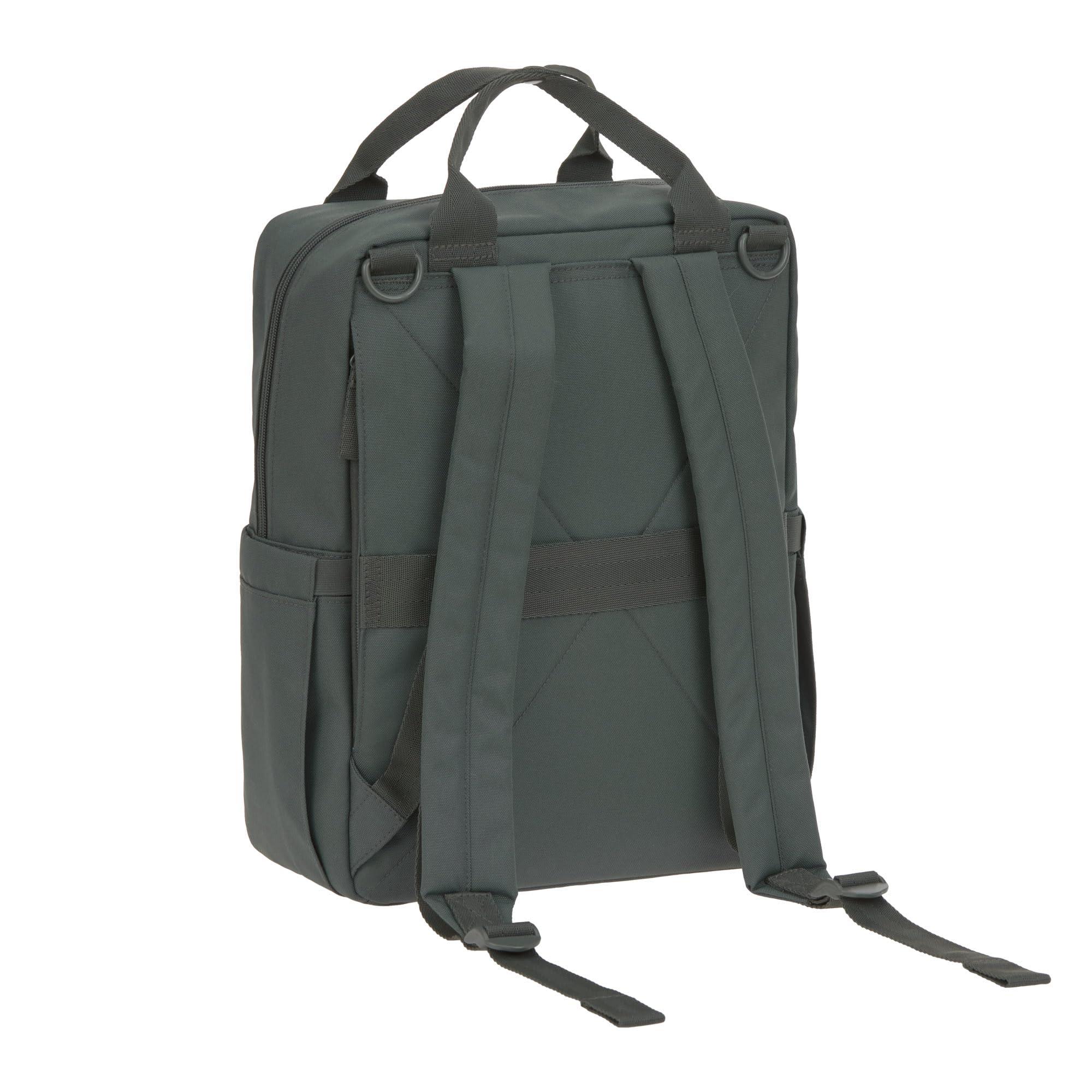 LÄSSIG Zaino fasciatoio Borsa fasciatoio Zaino con fasciatoio, attacco per carrozzina, portabiberon Prodotto in modo sostenibile/GRE Vividal Backpack