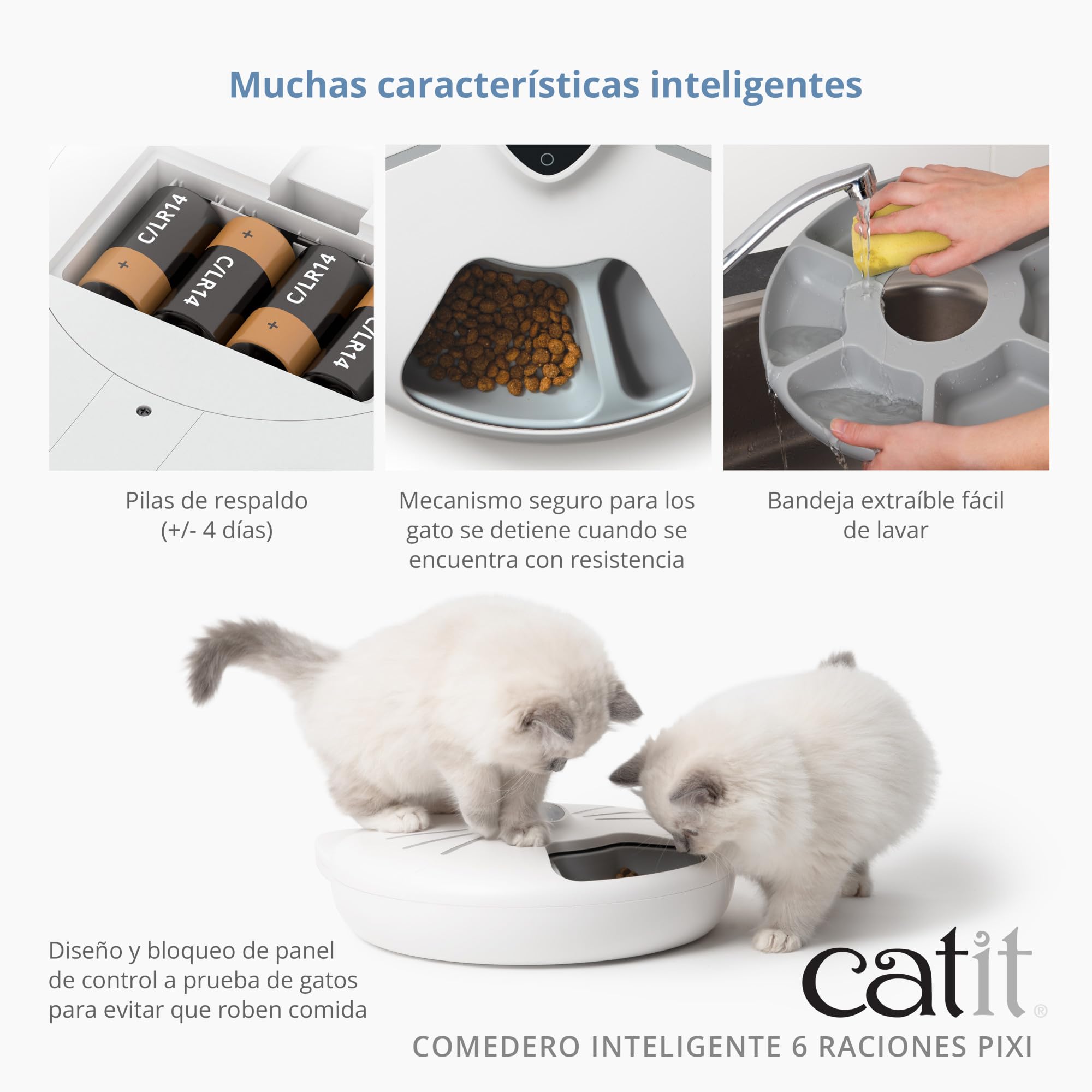 Catit PIXI Comedero Inteligente para Gatos 6 Raciones