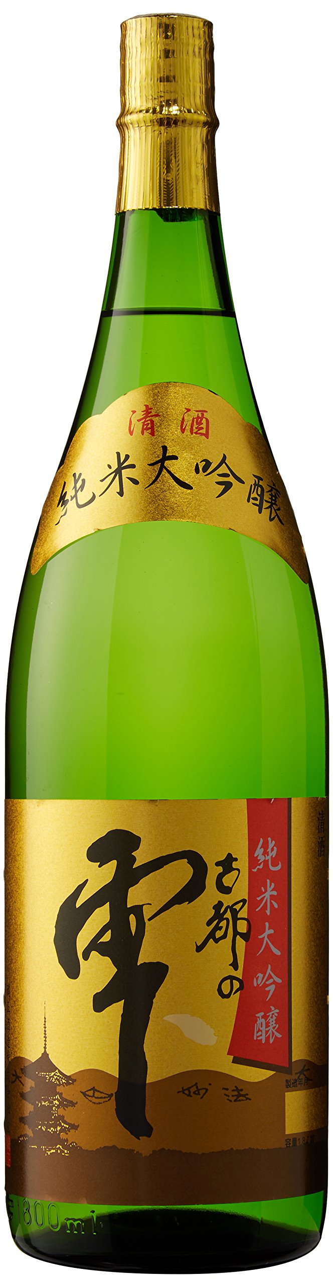 Amazon.co.jp: 古都の雫 純米大吟醸 [ 日本酒 京都府 1800ml ] : 食品 