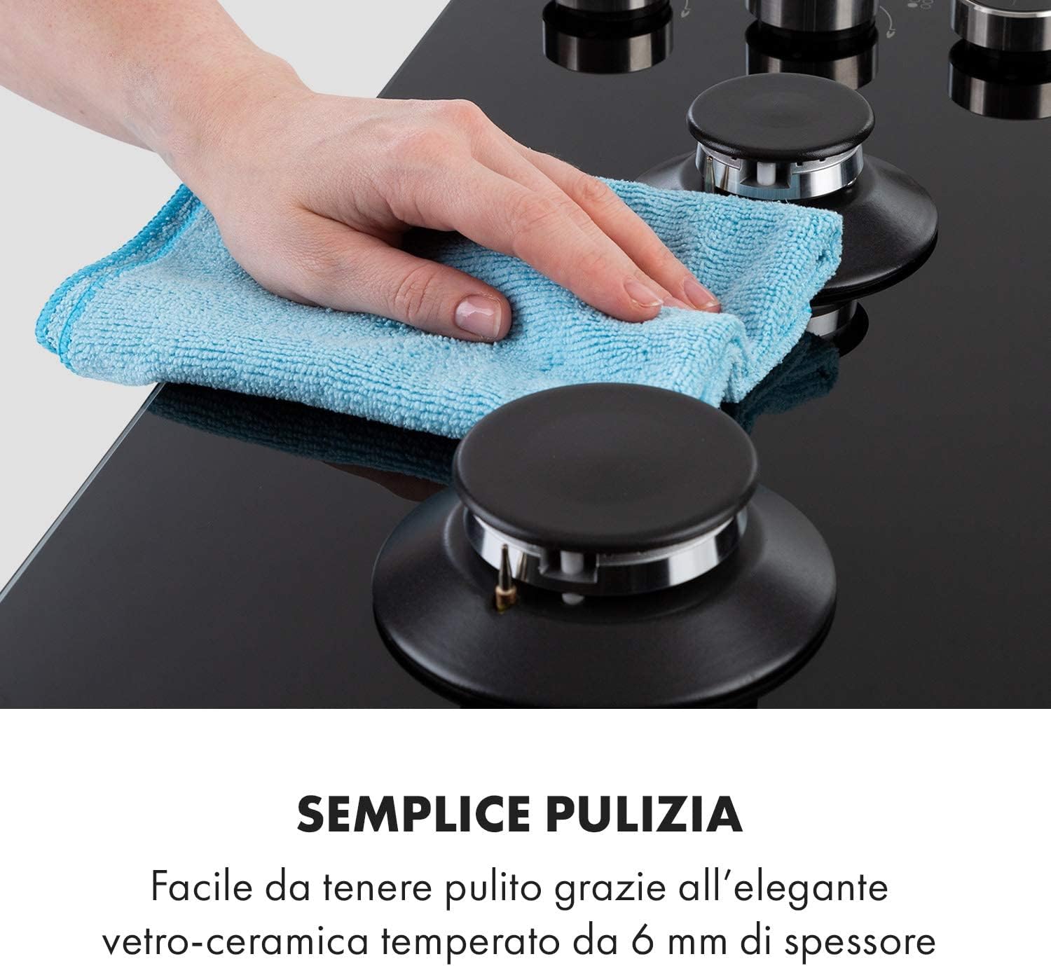 Klarstein Piano Cottura 4 Fuochi Gas, Piano Cottura a Gas Integrato 8.5kW, Piano Cottura 4 Fuochi Gas Incasso Acciao Inox, Piano Cottura 4 Fuochi Gas con Coperchio, Piano Cottura a Gas 4 Fuochi Klarstein Piano Cottura 4 Fuochi Gas, Piano Cottura a Gas Integrato 8.5kW, Piano Cottura 4 Fuochi Gas Incasso Acciao Inox, Piano Cottura 4 Fuochi Gas con Coperchio, Piano Cottura a Gas 4 Fuochi