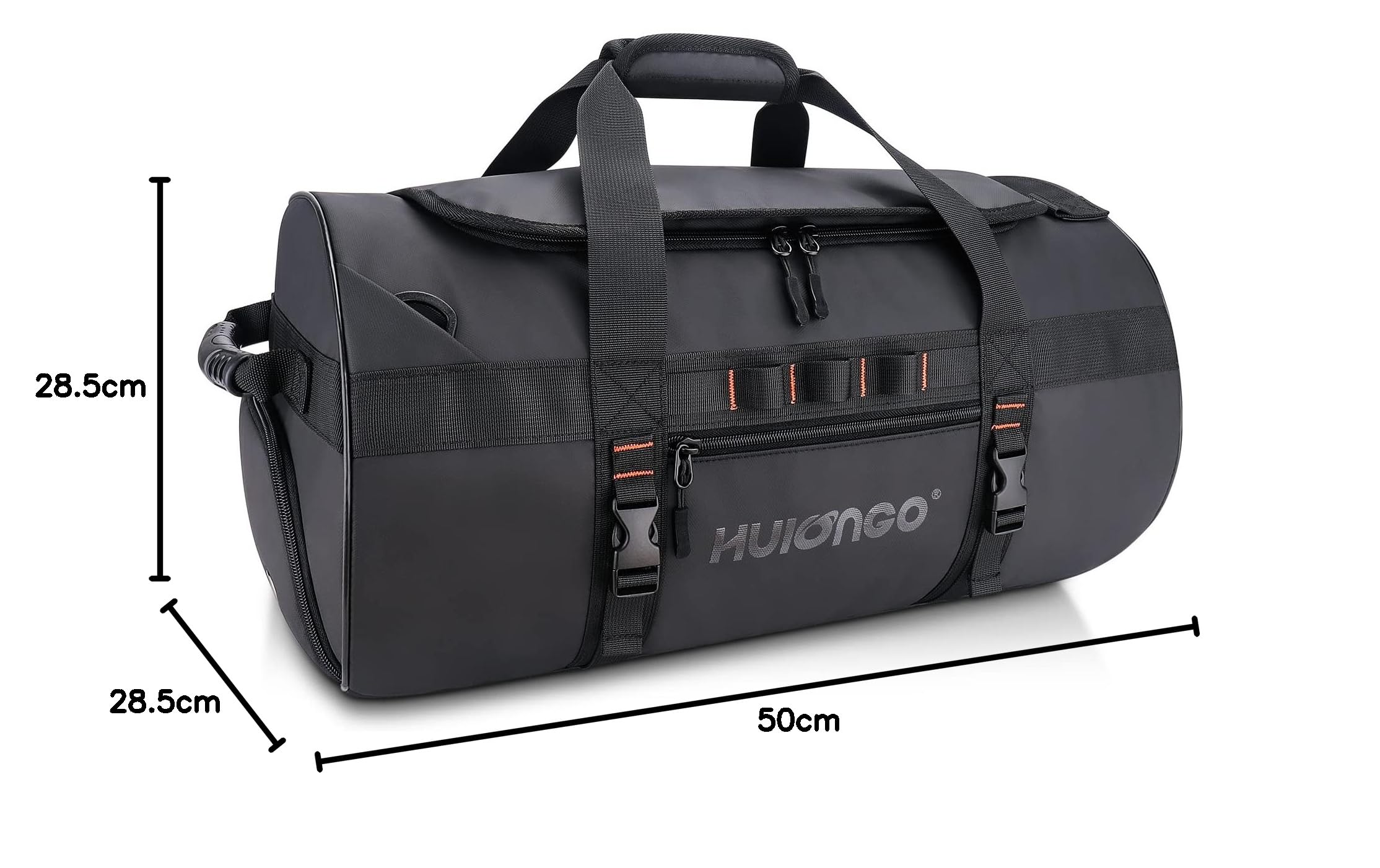 Hulongo Bolsa de Deporte 30L Impermeable Mochila con Compartimento para Calzado 3 en 1