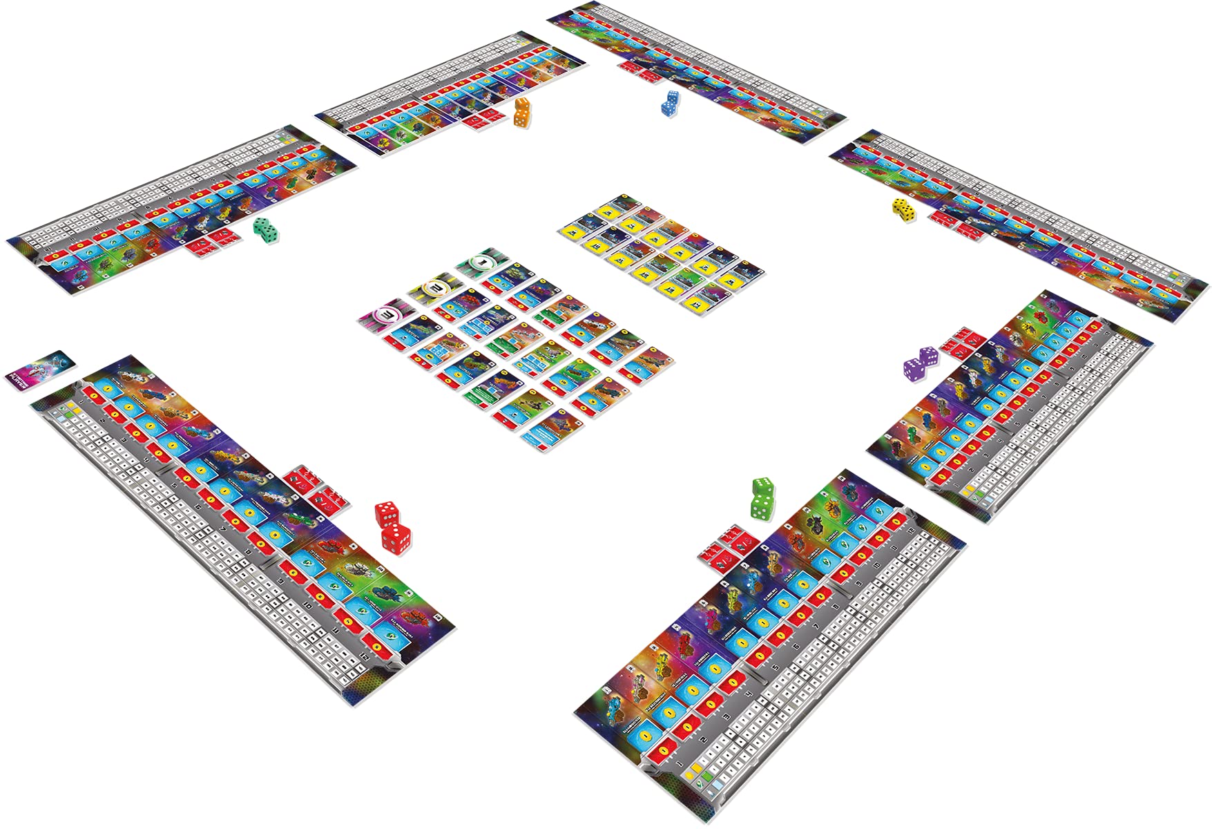 Alderac Entertainment Group, Space Base: Kommandostation, Erweiterung, Familienspiel, Würfelspiel, 2-7 Spieler, Ab 10+ Jahren, 60+ Minuten, Deutsch